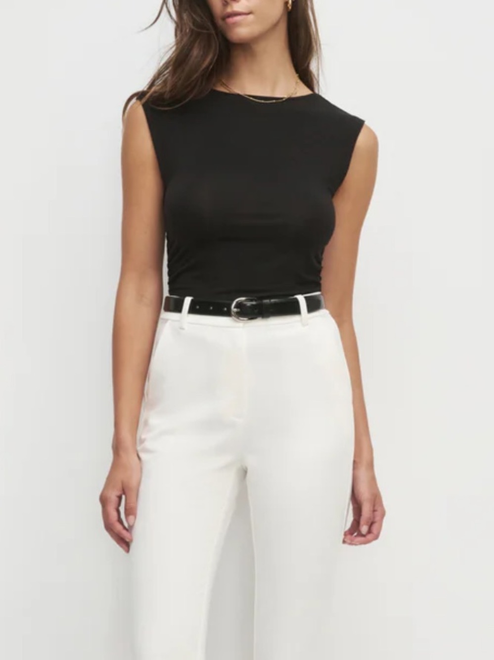 NWOT Favorite Daughter Black the limitless Top